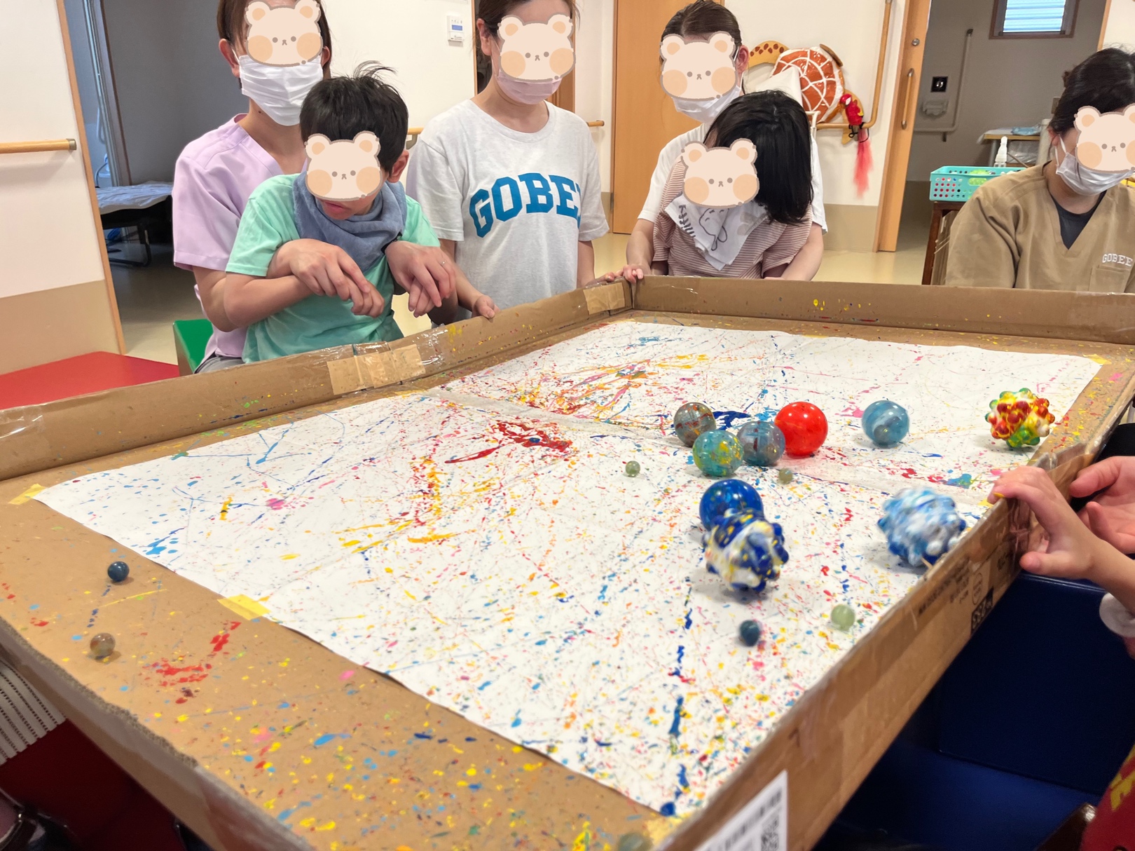 ６月の出来事②　ビー玉転がし