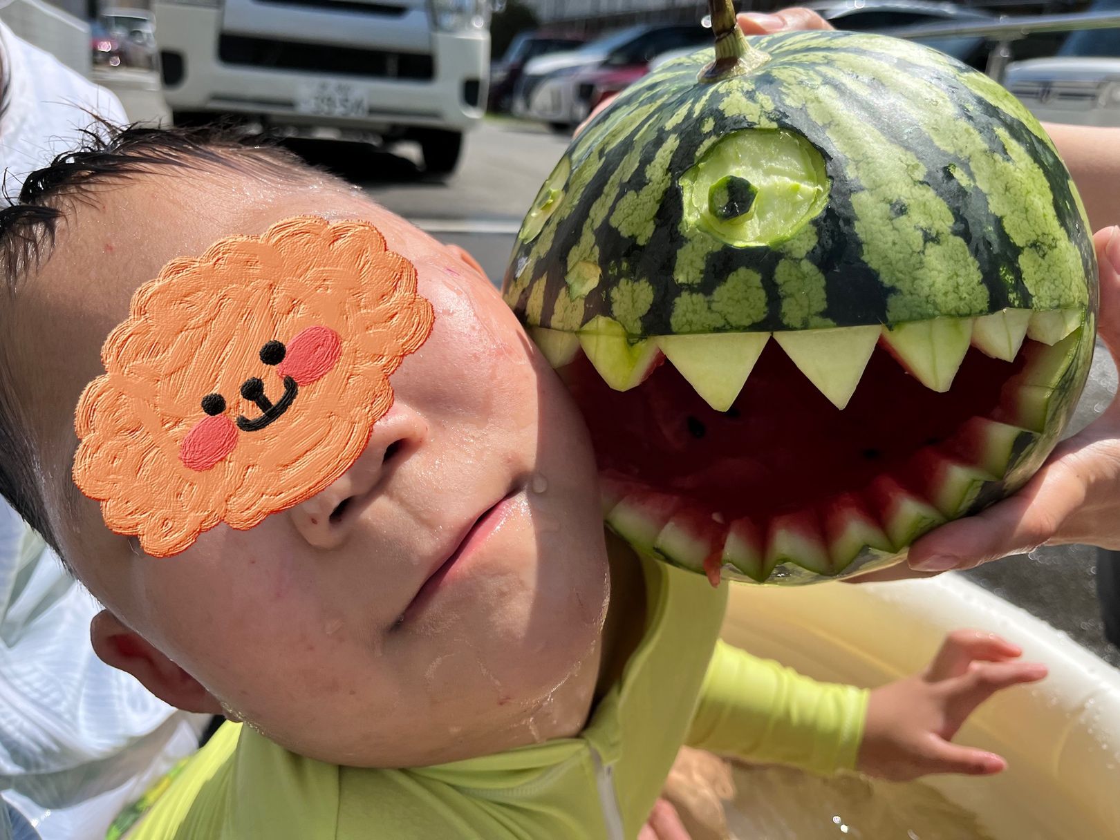 なつやすみ②　スイカモンスター